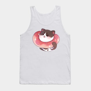 Donut cat Tank Top